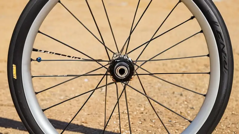 Vista detallada de las ruedas Mavic Aksium Elite, destacando su diseño, brillo y compatibilidad con bicicletas de carretera y MTB