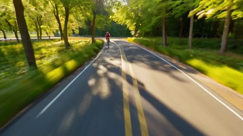 Sensor de colisión compacto y elegante en una bicicleta