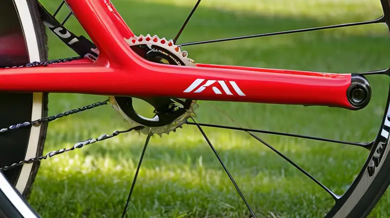 Una bicicleta Fuji elegante y brillante