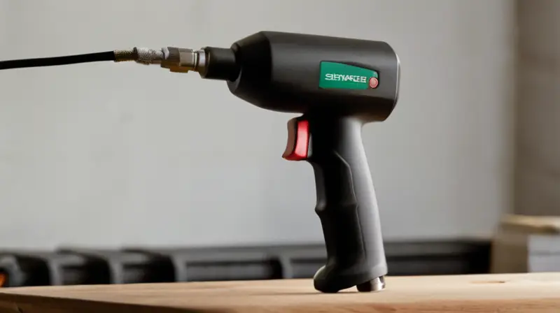 Herramienta compacta y ergonómica de acabado mate con detalles precisos y un diseño funcional
