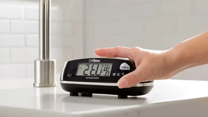 Bomba digital compacta y elegante con manija ergonómica, pantalla precisa y diseño atractivo