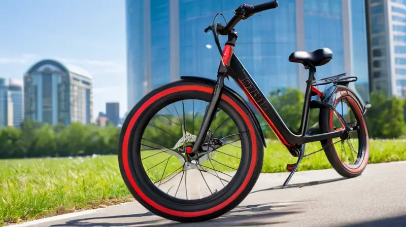 Bicicleta compacta y elegante con marco de aluminio