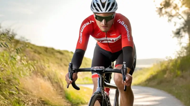 Bicicleta de aluminio elegante y ligera con acabados metálicos pulidos y detalles de alta precisión que destacan su rendimiento