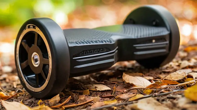 Pedal negro mate con diseño concavo, agarre texturizado, construcción robusta y detalles que sugieren movimiento en un entorno natural