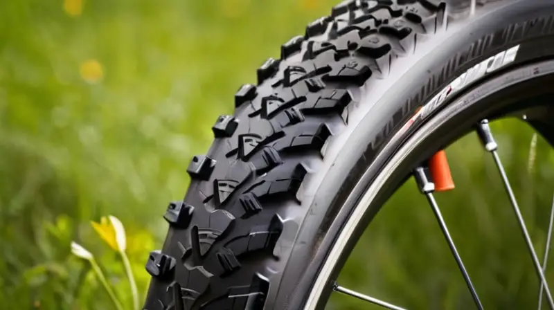 Una imagen detallada de un neumático Specialized Fast Trak Control T7, mostrando su diseño y desgaste, listo para terrenos difíciles