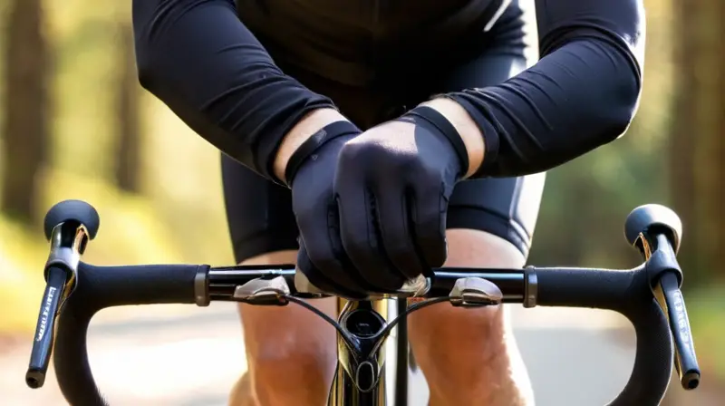 Guantes largos de ciclismo de Gore-Tex negro, ajustados y con buen agarre, diseñados para climas fríos