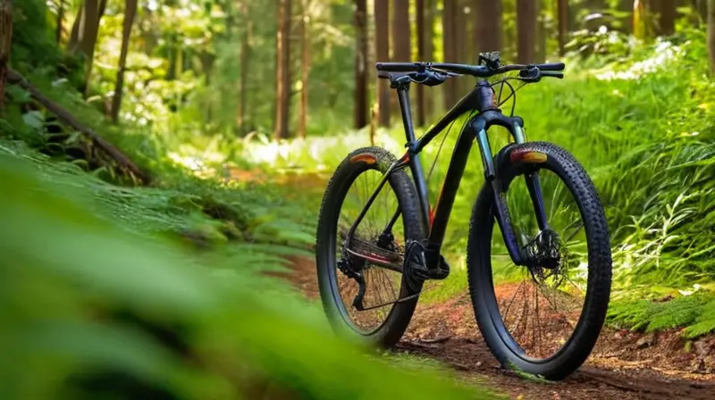 Una bicicleta de montaña robusta y elegante