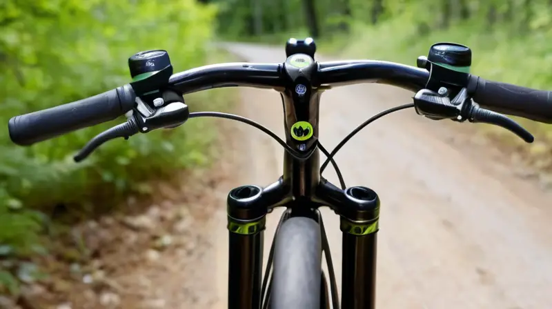 Manillar de bicicleta de montaña de grava