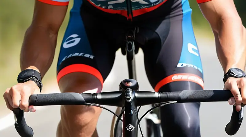 Manillares de carbono negro, ligeros y aerodinámicos, con un acabado mate y detalles ergonómicos