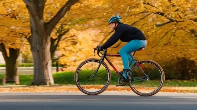 Una bicicleta moderna y elegante de marco negro brillante con detalles rojos
