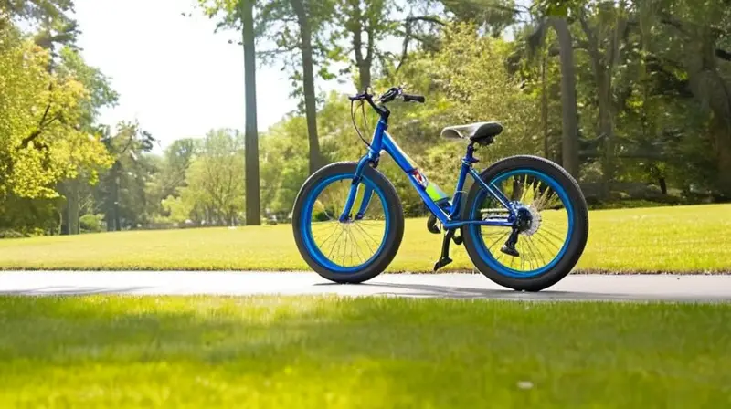 Una bicicleta de aluminio ligera y colorida