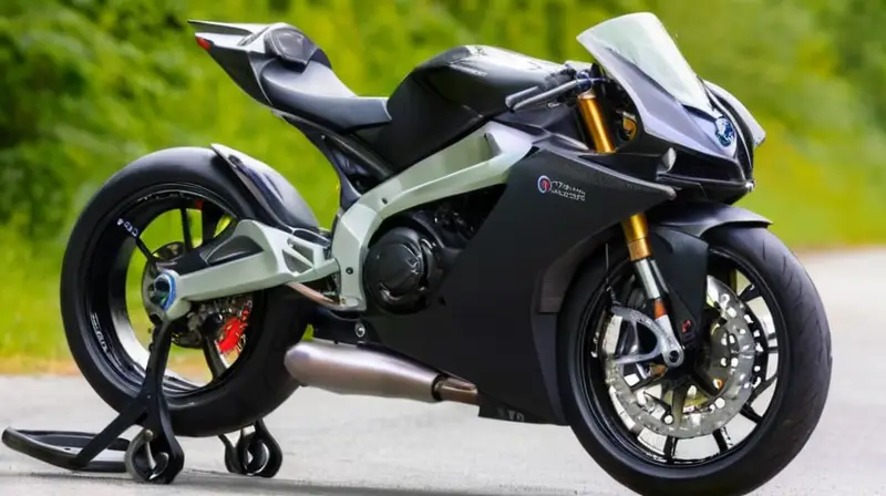 Bicicleta de carbono ligera y aerodinámica, con motor Bosch compacto, acabados en negro mate y detalles pulidos, que evoca velocidad y aventura