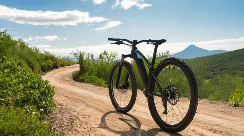Una bicicleta eléctrica Cannondale Moterra S3, robusta y elegante, diseñada para la aventura off-road