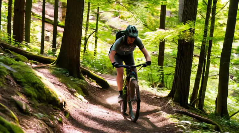 Un casco de bicicleta de montaña negro mate con ventilación