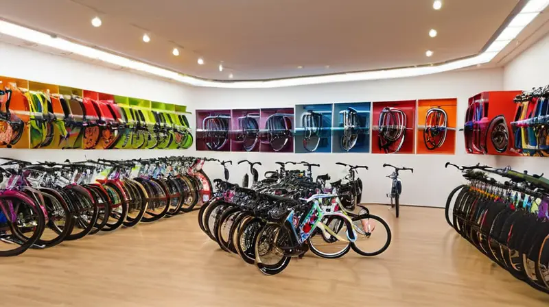Una tienda de bicicletas bien iluminada muestra elegantes modelos Orbea Occam, con un ambiente vibrante y cuidado que invita a la compra