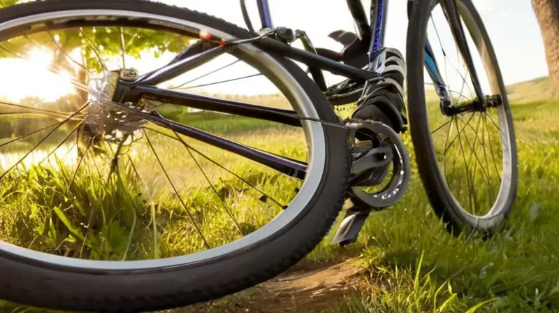 Una bicicleta Merida Scultura de diseño aerodinámico y ligero