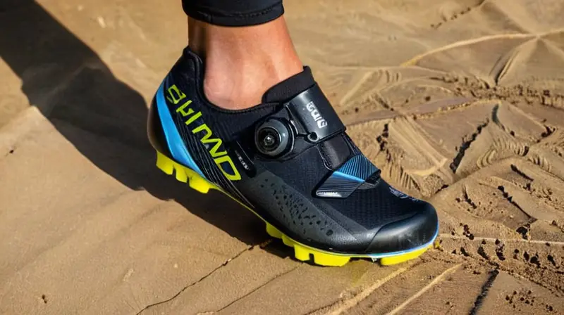 Zapatilla Shimano MTB XC3 con suela ancha, tracción robusta, parte superior transpirable y detalles reflectantes
