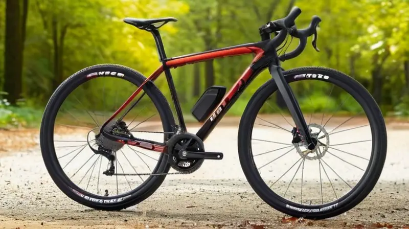 Bicicleta de diseño elegante y robusto