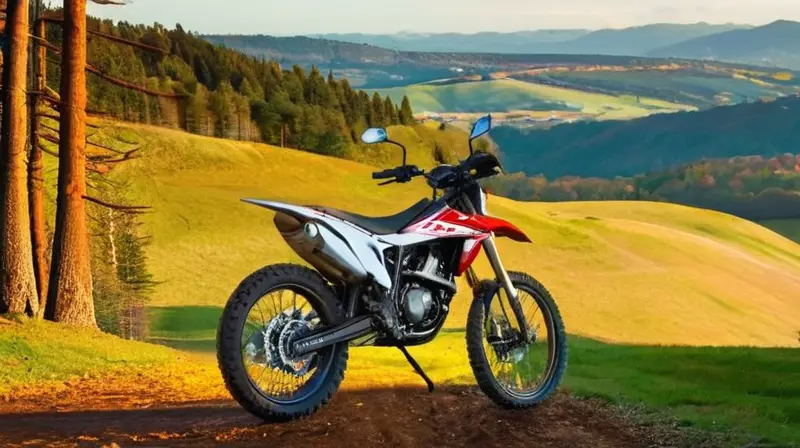 Bicicleta de cuadro negro mate, construcción robusta, detalles vibrantes y funcionales, lista para una aventura en un paisaje natural