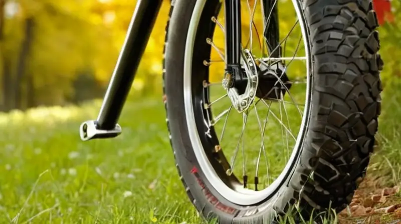 Bicicleta de aluminio negra con detalles rojos