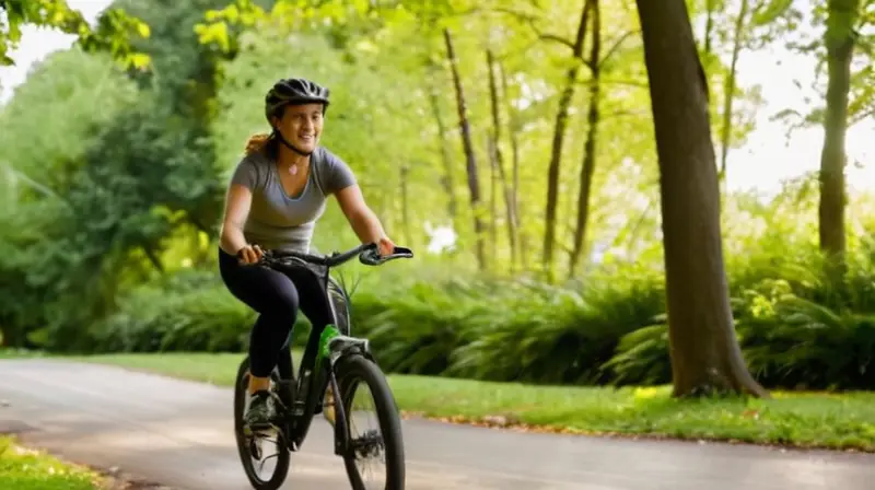Bicicleta eléctrica de diseño aerodinámico en negro mate con detalles verdes